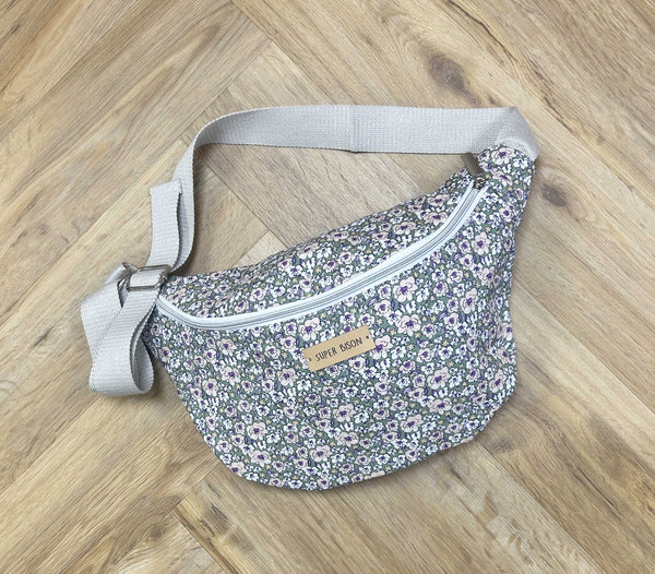 Kit couture Sac banane Belle Gosse - Petites fleurs