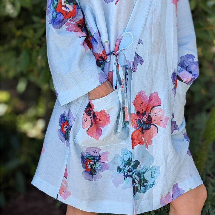 Patron peignoir kimono mixte