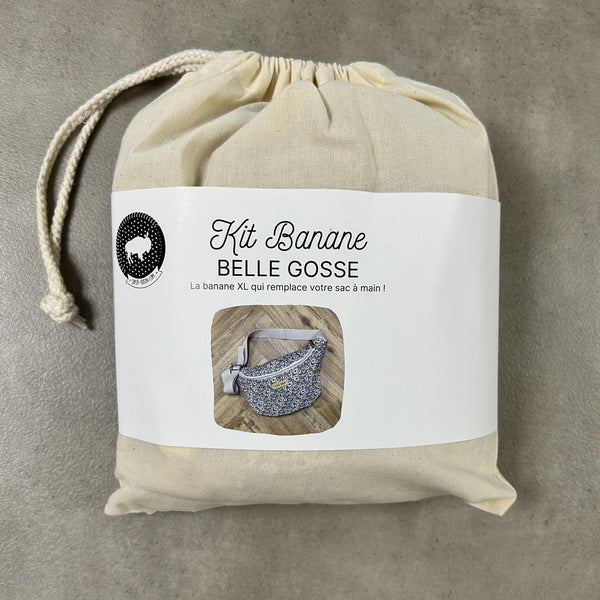 Kit couture Sac banane Belle Gosse - Petites fleurs