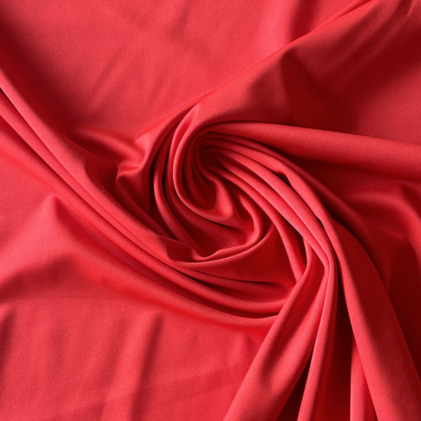 Tissu lycra rouge