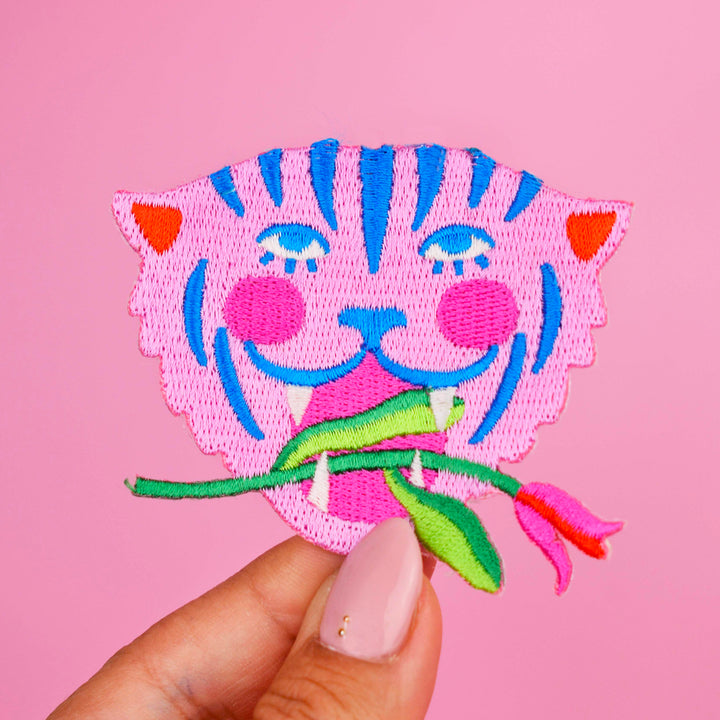 Patch thermocollant Tiger Pink Limistic